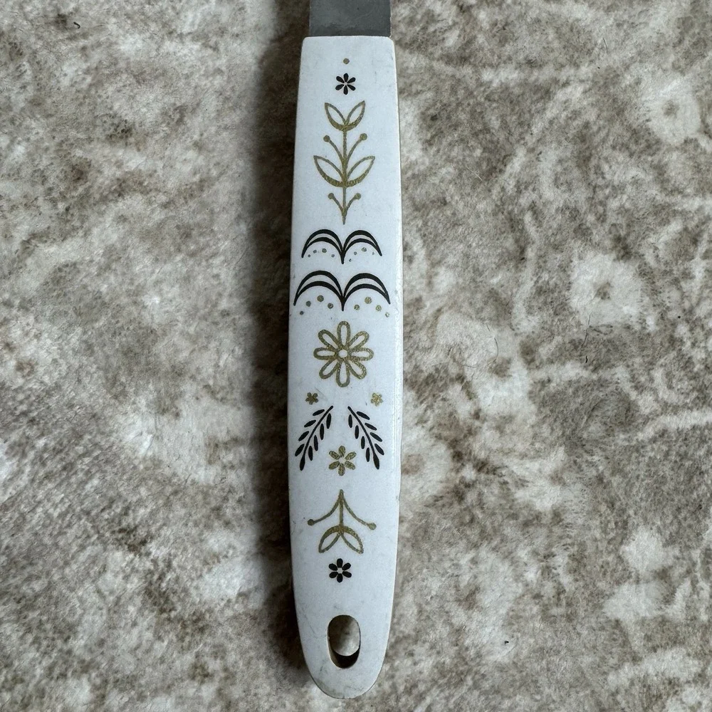 Vtg 70s Flint Arrowhead Harvest‎ Wheat Stainless Ladle 12